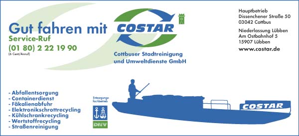 COSTAR Cottbuser Stadtreinigung und Umweltdienste GmbH