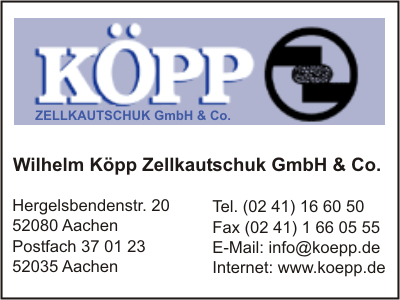 Kpp Zellkautschuk GmbH & Co., Wilhelm
