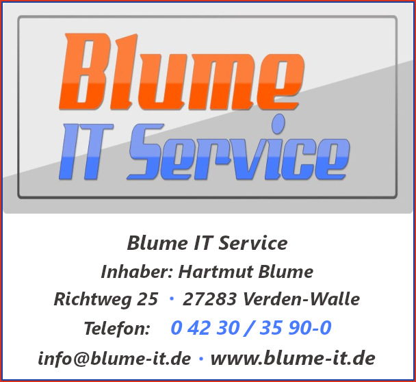 Blume IT Service, Inhaber: Hartmut Blume