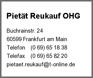 Piett Reukauf OHG