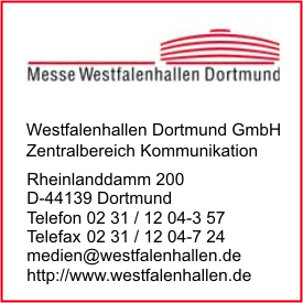 Messe Westfalenhallen Dortmund GmbH, Zentralbereich Kommunikation