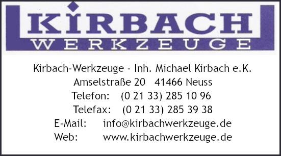 Kirbach-Werkzeuge - Inh. Michael Kirbach e.K.