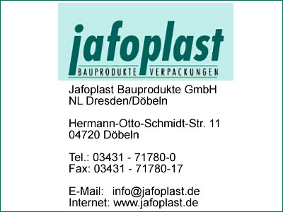 Jafoplast Bauprodukte GmbH,  NL Dresden/Dbeln