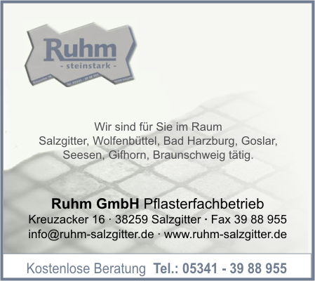 Ruhm Pflasterfachbetrieb GmbH